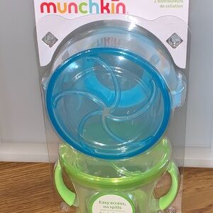 Munchkin Snack Catcher Duo - Aqua and Lime